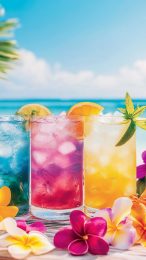 Vibrant Beach Cocktails: Free Download for Android Phones