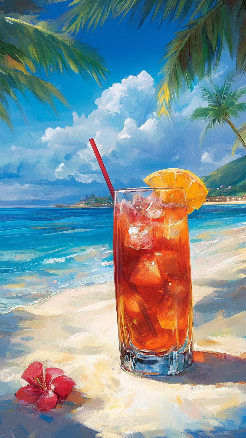 Colorful Beach Cocktail Pictures: Style Your Android Wallpaper