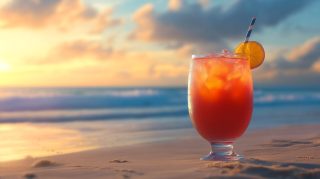 Beach Cocktail Wallpaper in 1920x1080 HD Quality