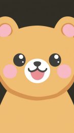 Kawaii Bear Face Photos for Your Phone Wallpaper