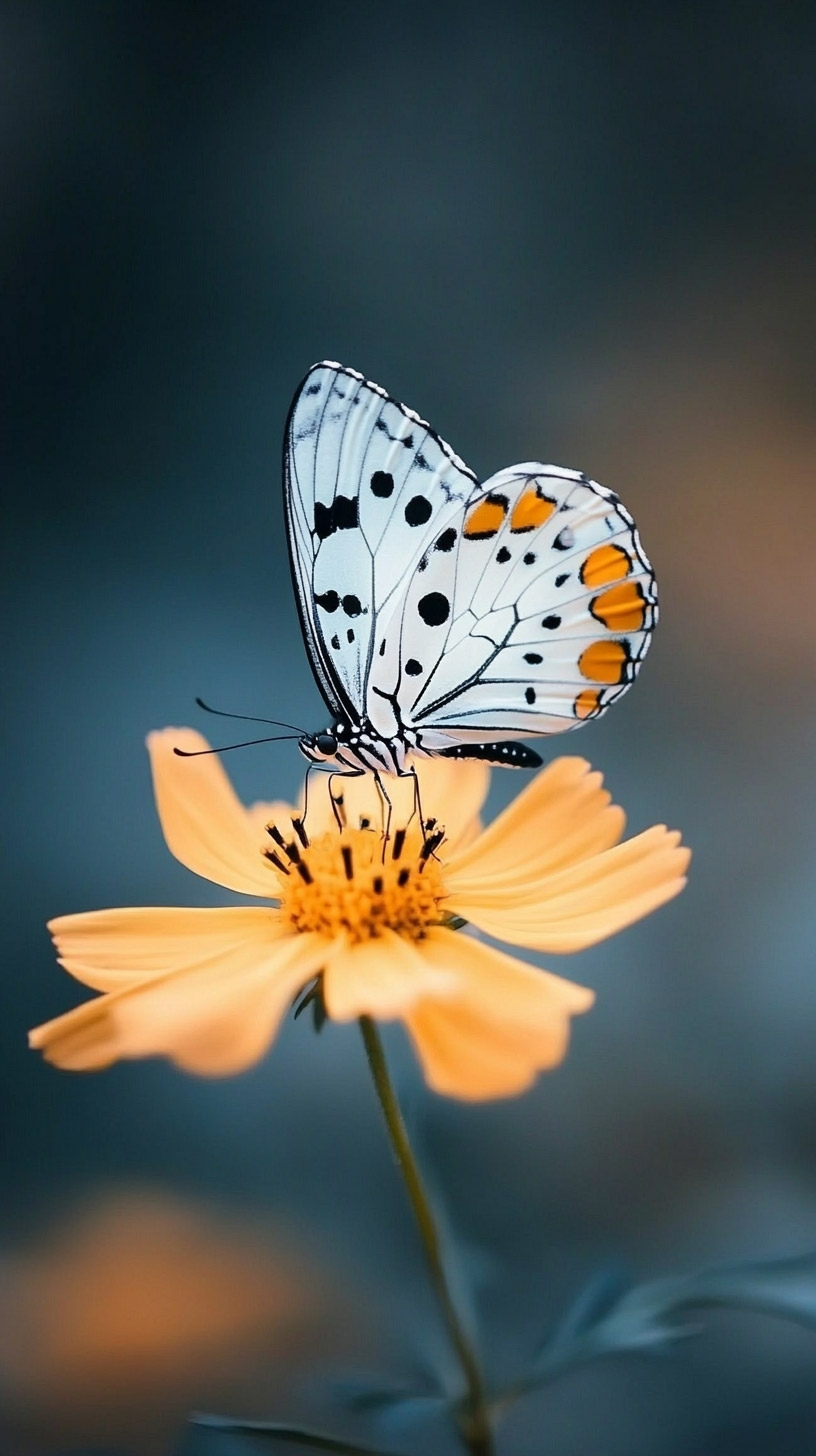 Stunning Butterfly and Flower HD Mobile Wallpaper