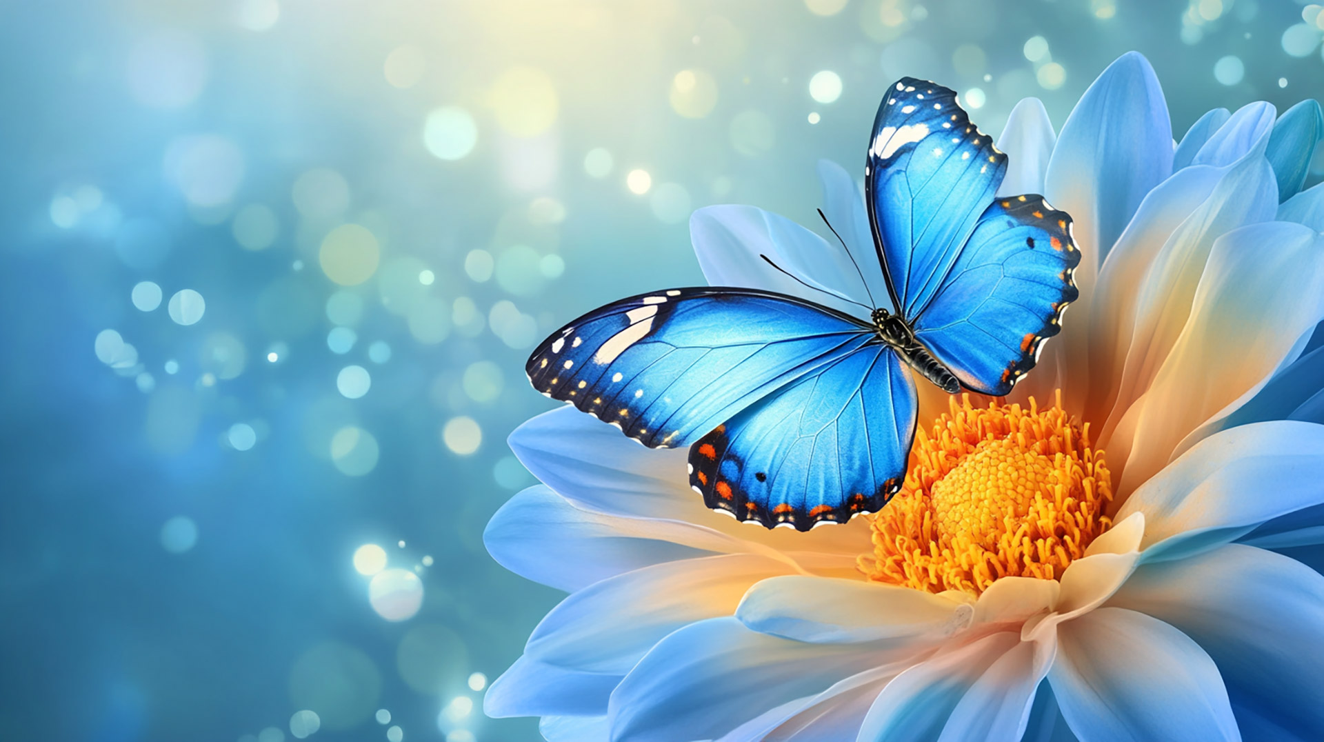 8K Butterfly and Flower Wallpaper: Nature's Delight