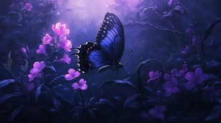 Explore Stunning AI Wallpapers of Butterflies and Flowers