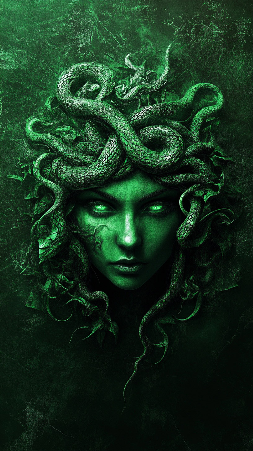 Download Beautiful Medusa Digital Background for Android