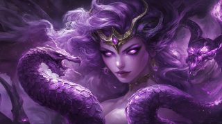 Mesmerizing HD Medusa Background for Your Desktop