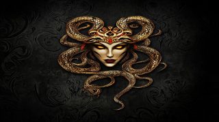 AI-Generated Beautiful Medusa Wall Art for PC