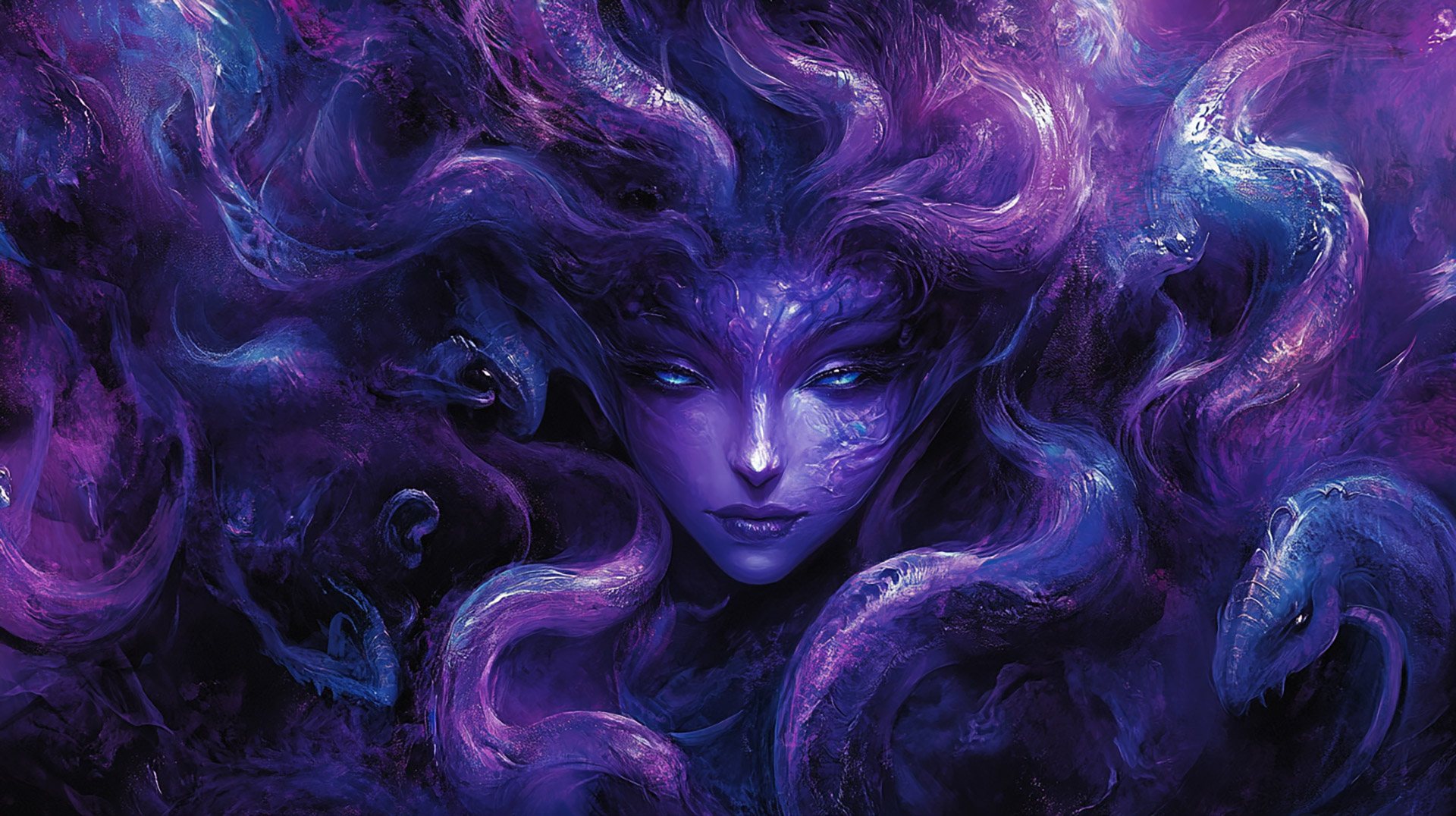 Download Free AI Wallpaper of Beautiful Medusa