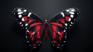 Download 1920x1080 Black and Red Butterfly HD Pics