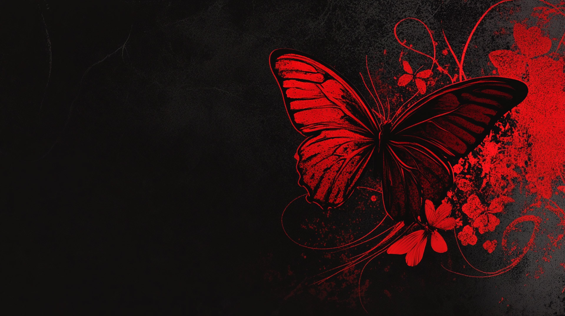 Vibrant Black and Red Butterfly Pictures for Desktop