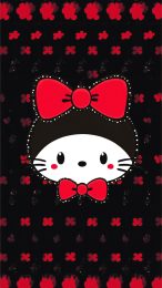 Vibrant Hello Kitty Digital Background for iPhone and Android