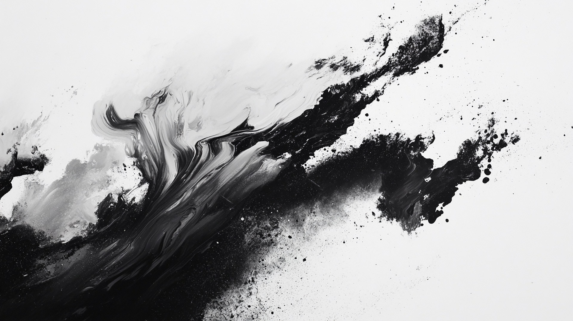 Captivating Black and White Abstract Wallpapers for Free