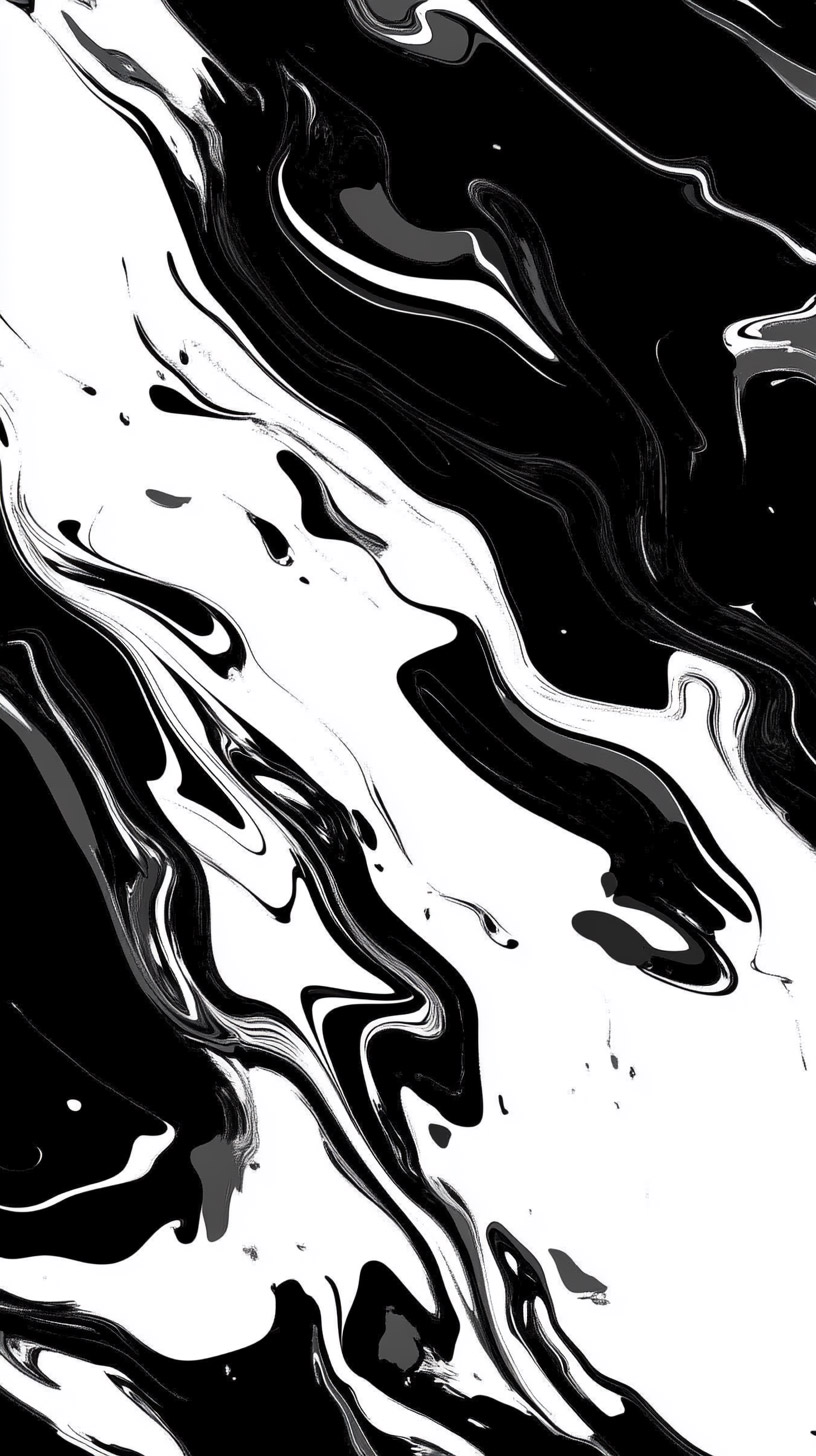 Stunning Black and White Abstract Mobile Wallpapers for Android