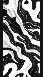 Elegant Black and White Abstract Backgrounds for Mobile Devices