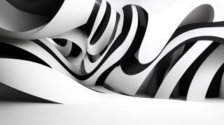 Black-and-White Abstract Wallpaper for HD Desktop Background