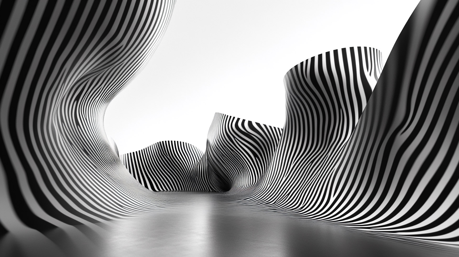 Unique Black-and-White Abstract PC Wallpapers for Everyone