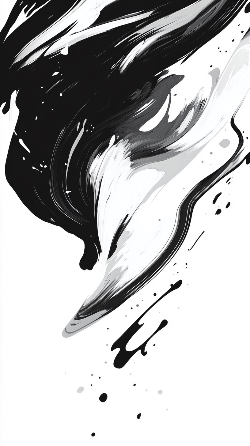 Free Abstract Black and White Mobile Wallpapers Collection