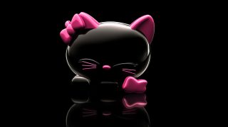 Beautiful 1920x1080 Black Hello Kitty PC Wallpapers