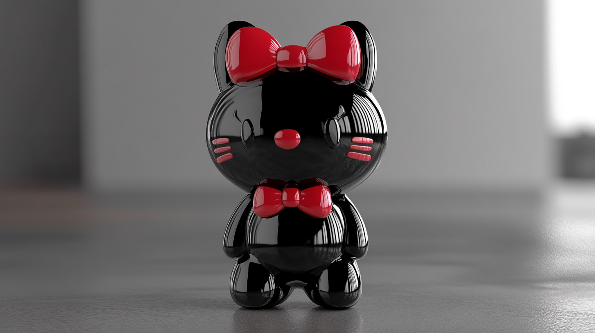 Stunning Black Hello Kitty HD Pics for Your Screen