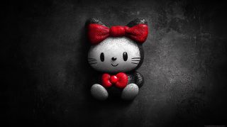 Stunning Black Hello Kitty HD Wallpapers for Desktop