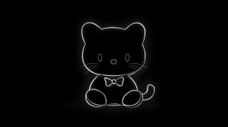 Free HD Pics: Black Hello Kitty for PC Wallpapers