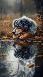 Vibrant Australian Shepherd Images for Android Phones