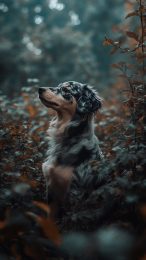 AI-Generated Australian Shepherd Backgrounds for Android