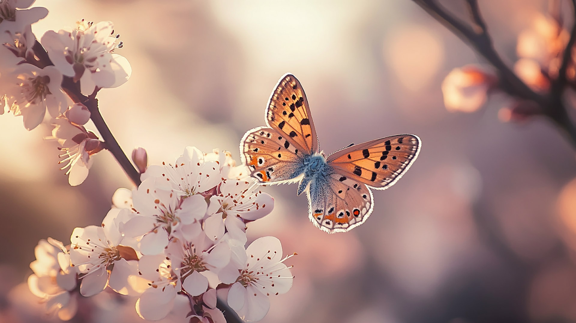 Beautiful Butterfly and Flower Wallpaper: Free Download