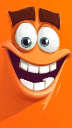 Whimsical Cartoon Faces: Free Photo Wallpaper