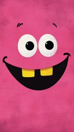 Digital Background: Cartoon Face iPhone Wallpaper