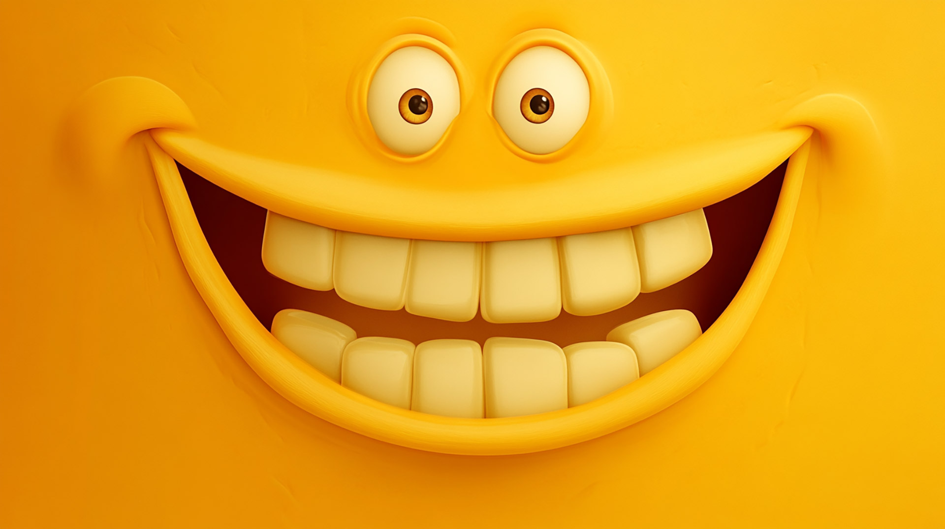 Free AI Wallpaper: Cartoon Smile Background for PCs