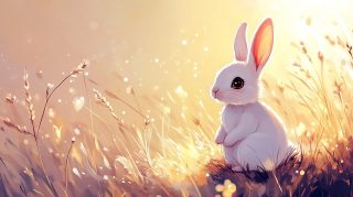 Free Cartoon Bunny HD Wallpaper in Ultra HD for PCs