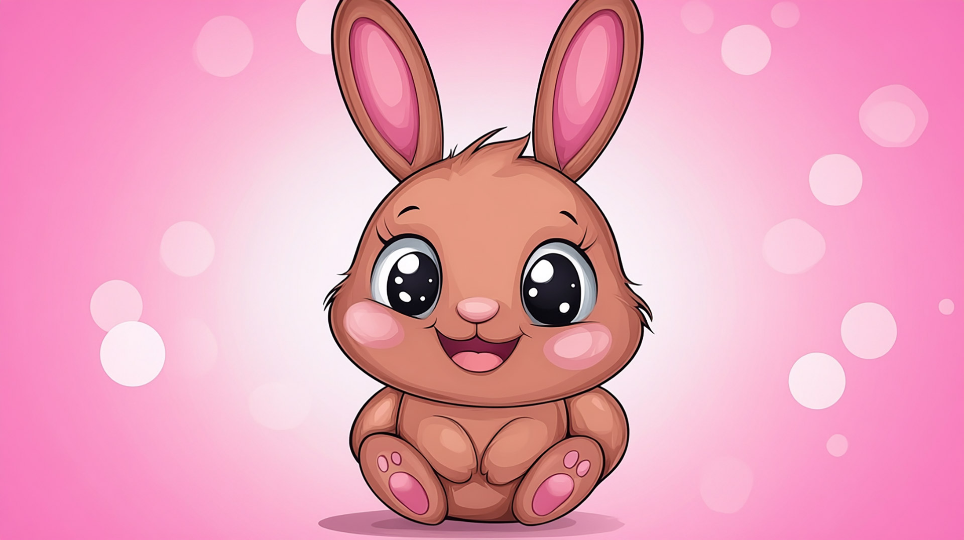 Charming Cartoon Bunny HD Pics for Your Desktop