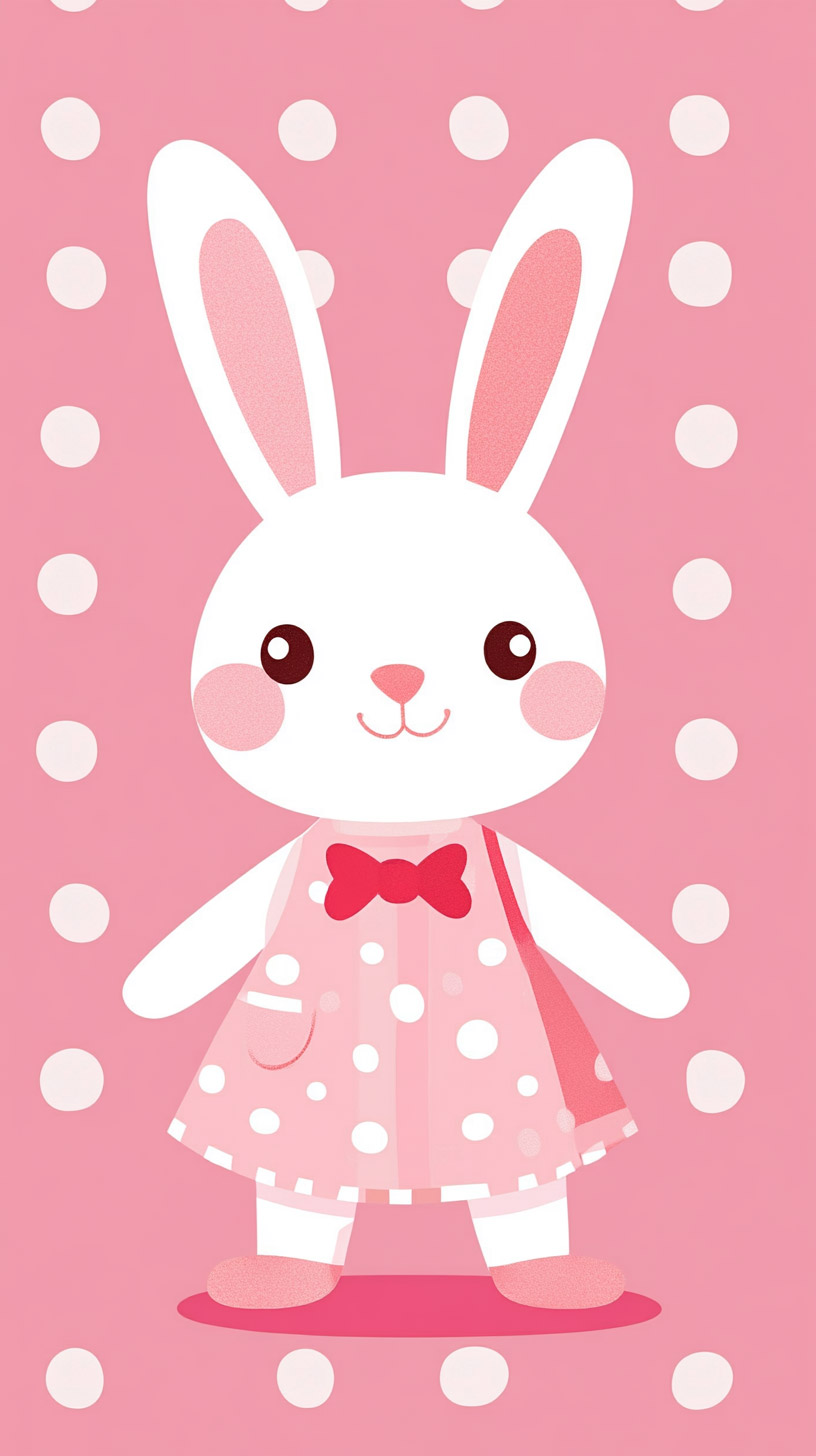 Free Animated Bunny Background for Mobile Devices