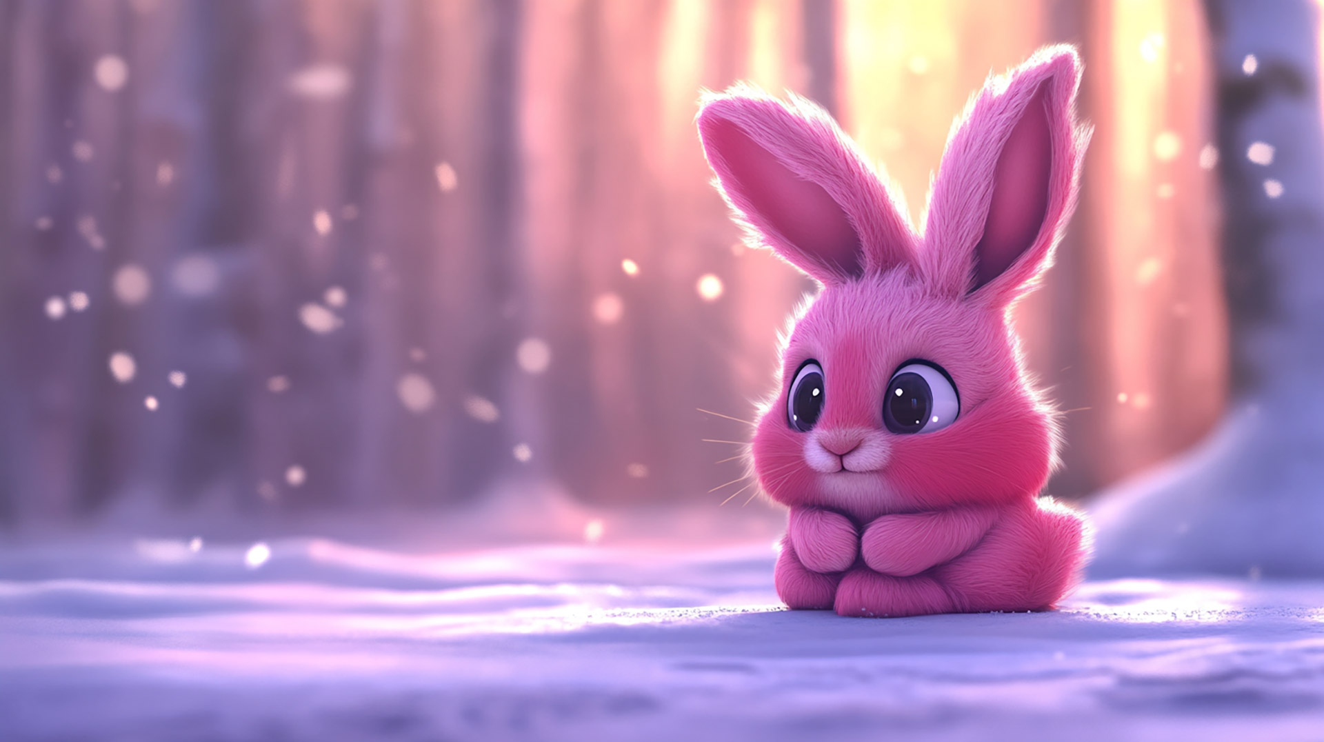 Cute and Colorful Bunny Wallpaper in Ultra HD