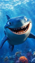 Fun Cartoon Whale Shark Images Available for Download