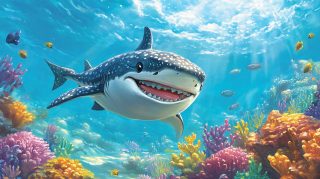 Cartoon Whale Shark: Free Ultra HD Wallpaper Collection