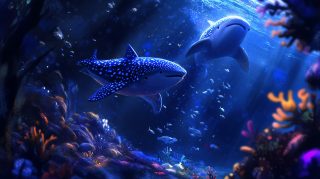 Vibrant Cartoon Whale Shark HD Pics for Every Screen