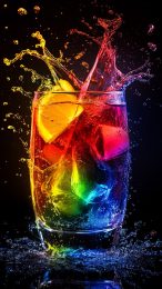 Cocktail-Themed Mobile Wallpapers for iPhone and Android