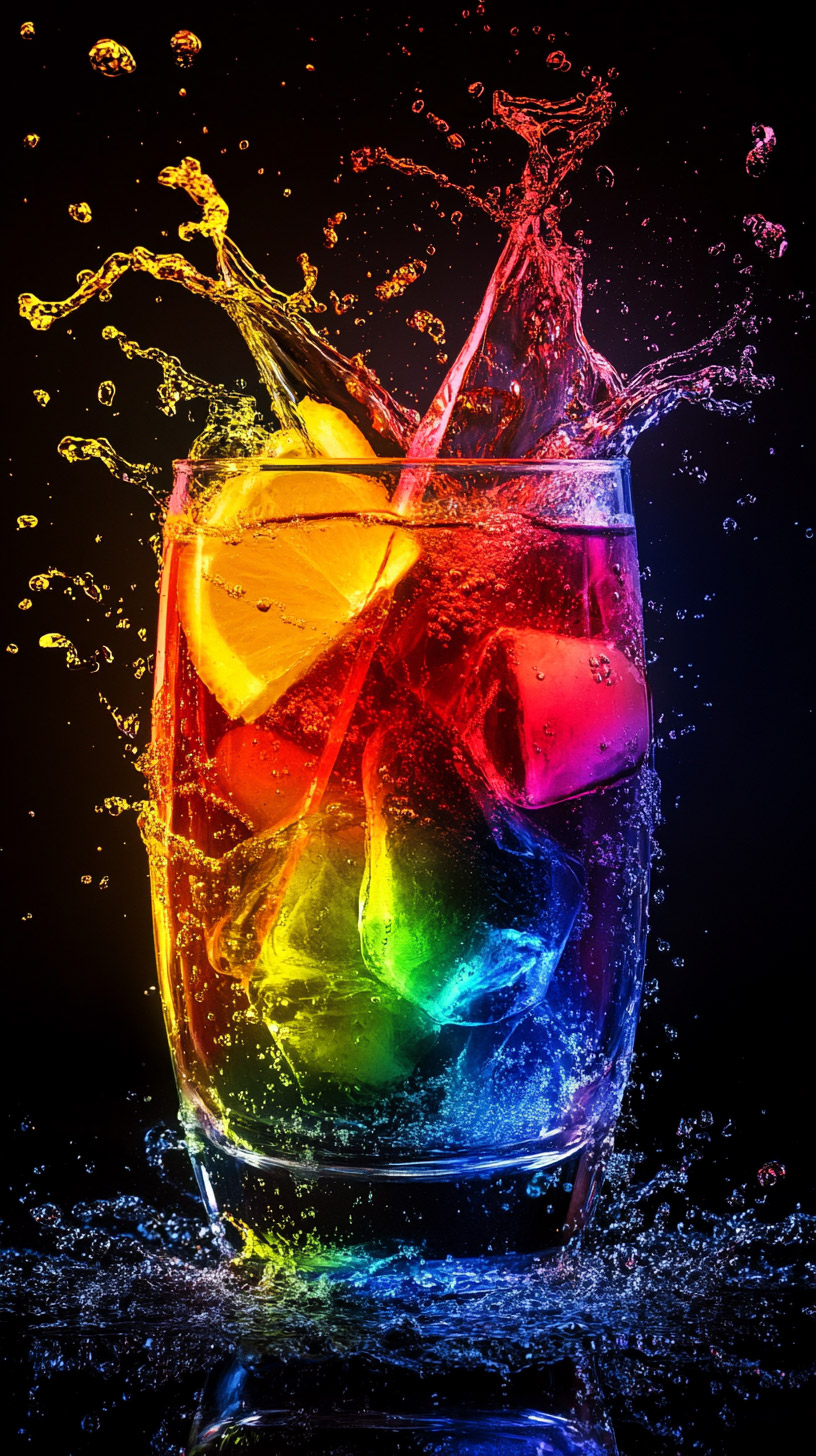 Cocktail-Themed Mobile Wallpapers for iPhone and Android