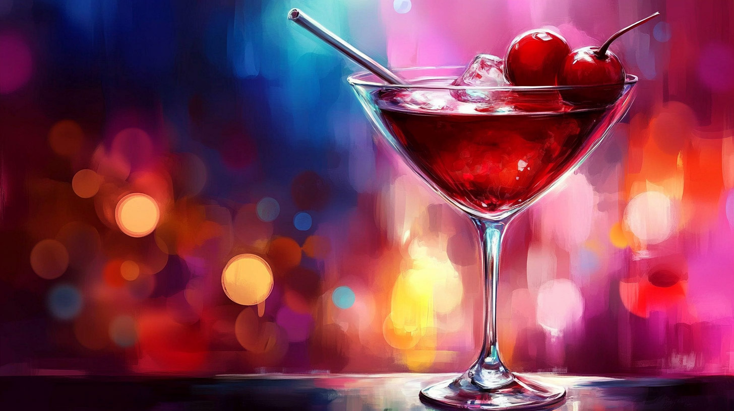 Free AI Wallpaper: Vibrant Cocktail Drinks in HD