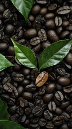 Download Free Digital Background of Coffee Beans