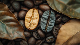 Stunning 4K Coffee Bean and Tea Leaf Images Available