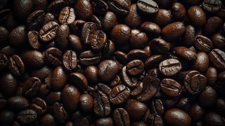 AI Wallpaper Creation: Stunning Coffee Bean Digital Background