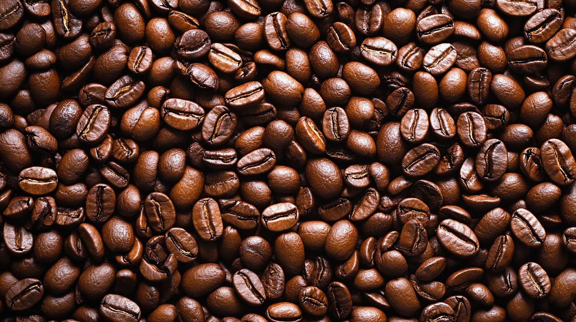 Invigorating Coffee Bean Background in 16:9 Format