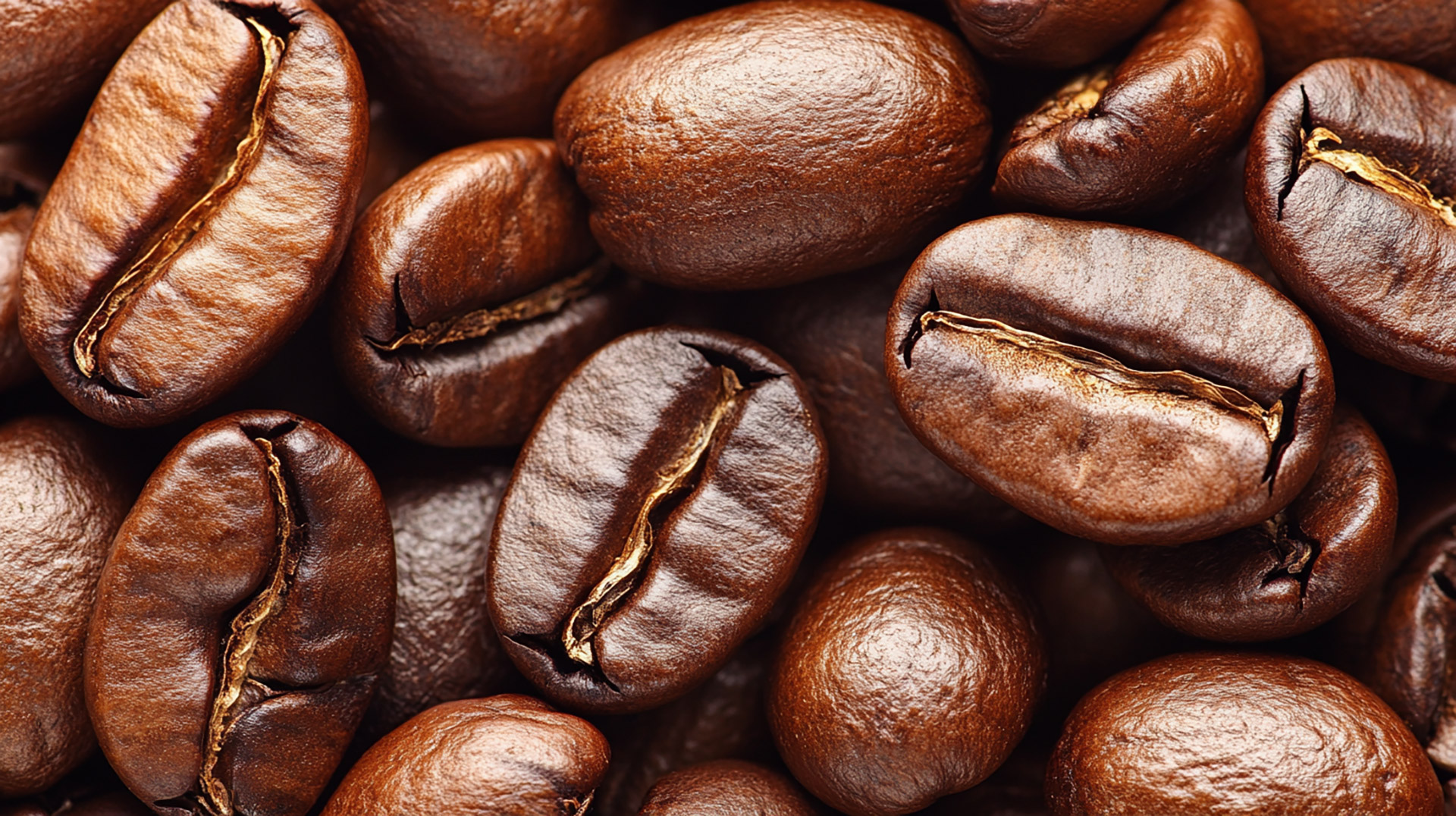 8K Desktop Background Featuring Rich Coffee Beans