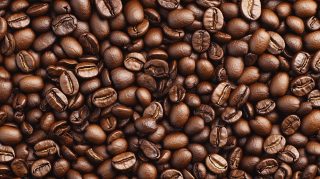 Download Beautiful Coffee Beans Digital Background in 4K