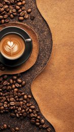 Beautiful Coffee-Themed Image for iPhone Screens