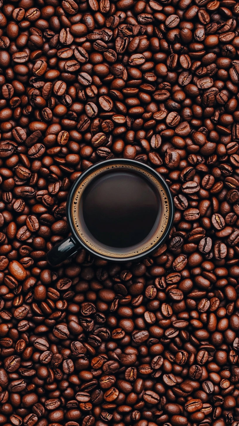 Vibrant Coffee Background for Samsung Galaxy Users