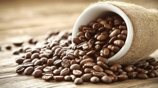 HD Pics of Coffee Beans and Cup Art