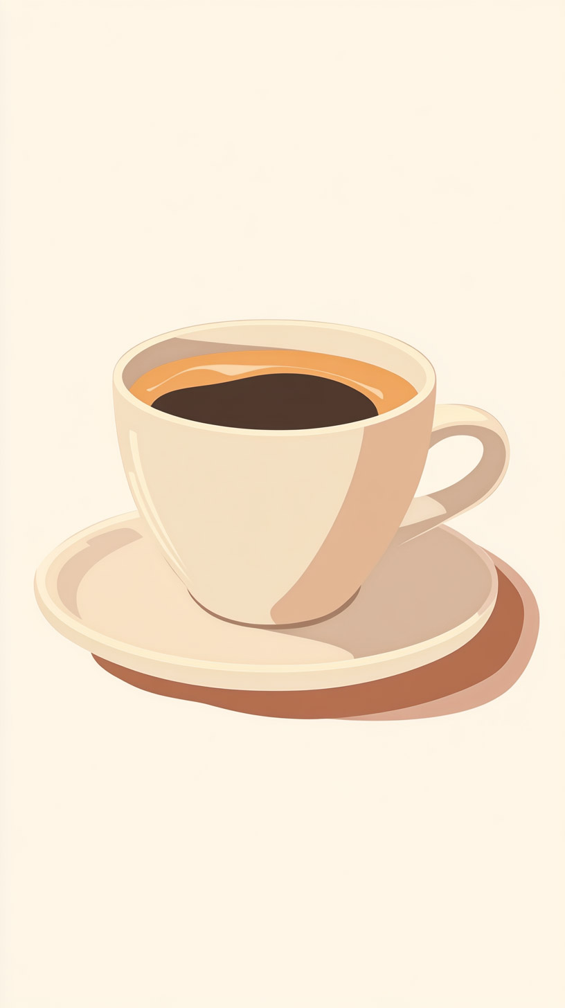 High-Resolution Coffee Cup Backgrounds for Mobile Download